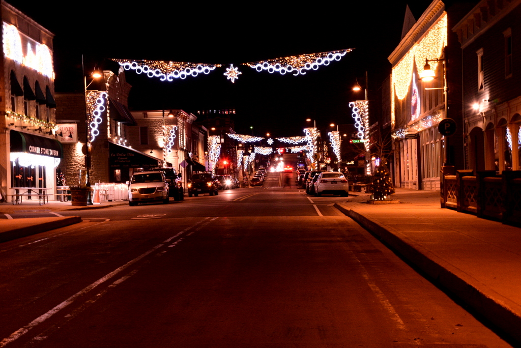 Lemont Downtown at Christmas