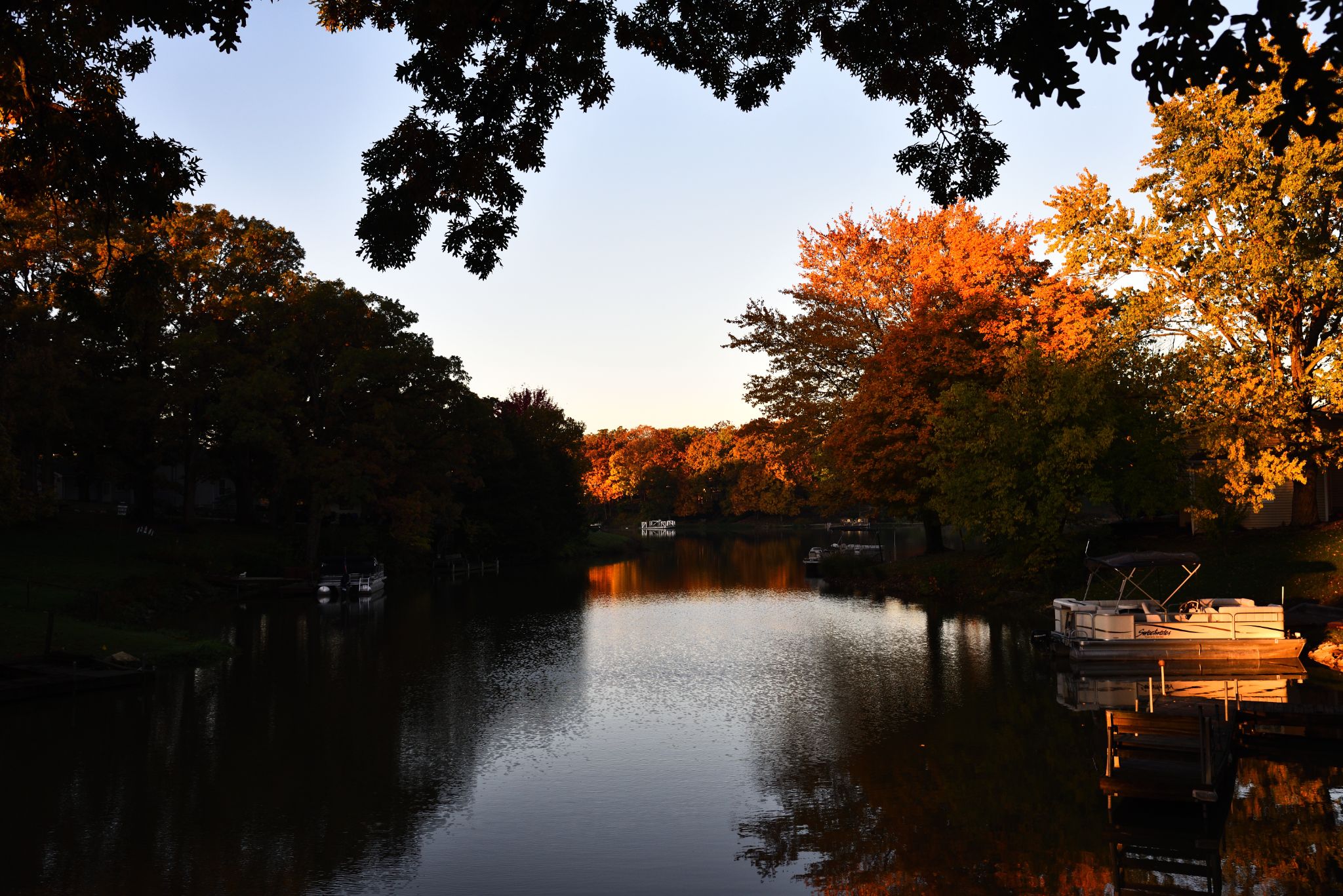 Fall colors on our channel