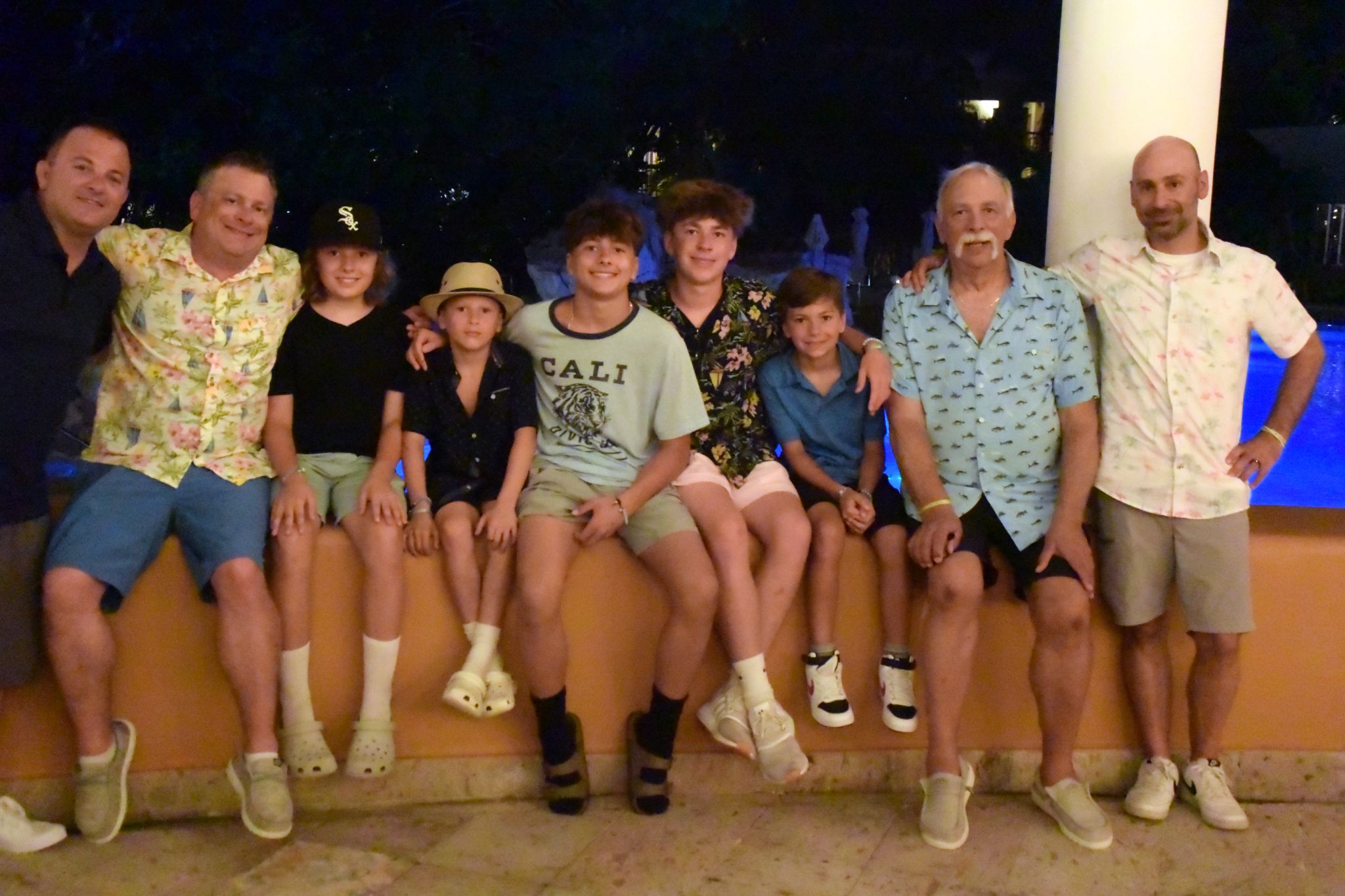 After dinner at The Under the Sea restaurant