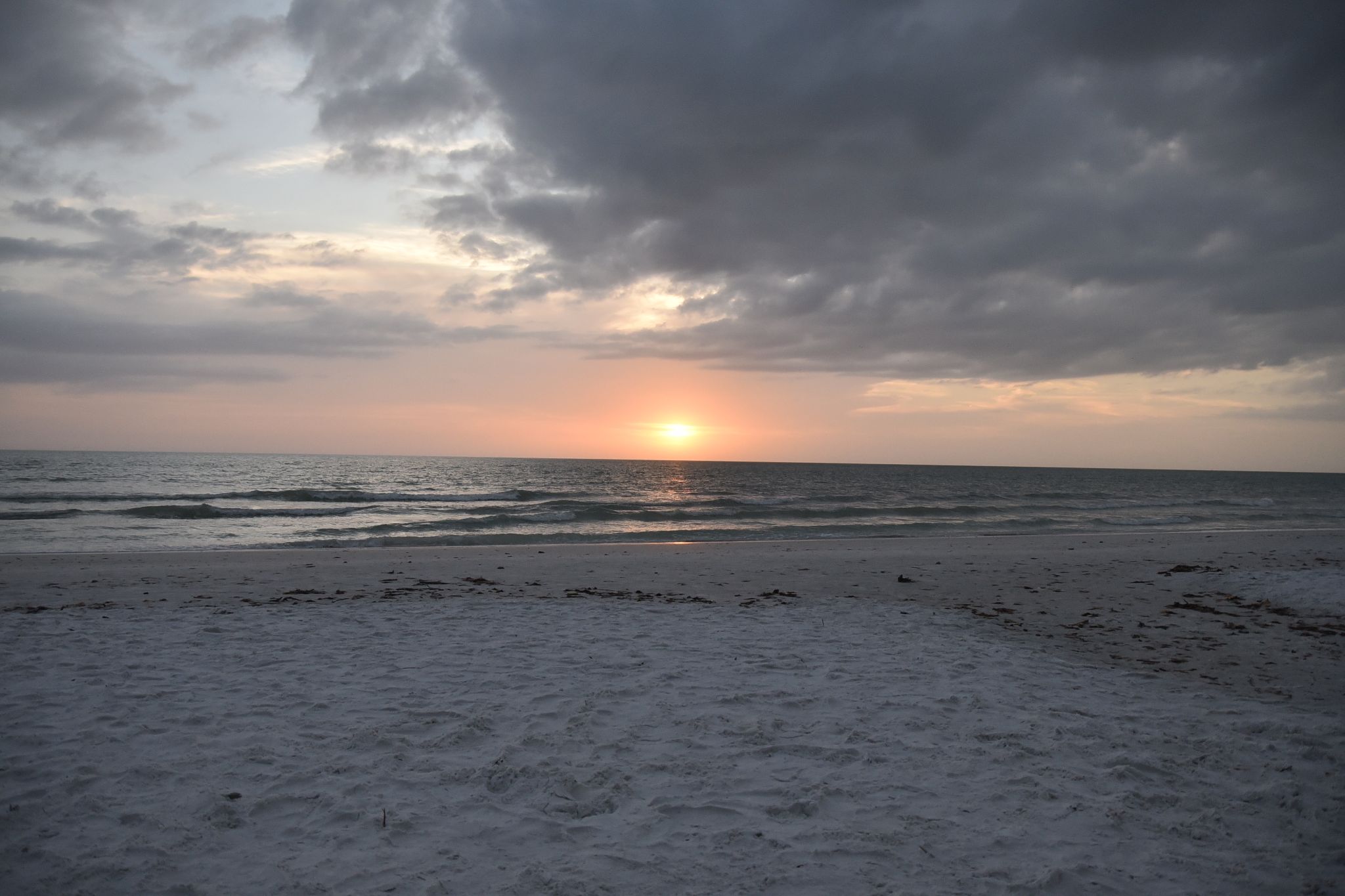 Siesta Keys beach at sunset