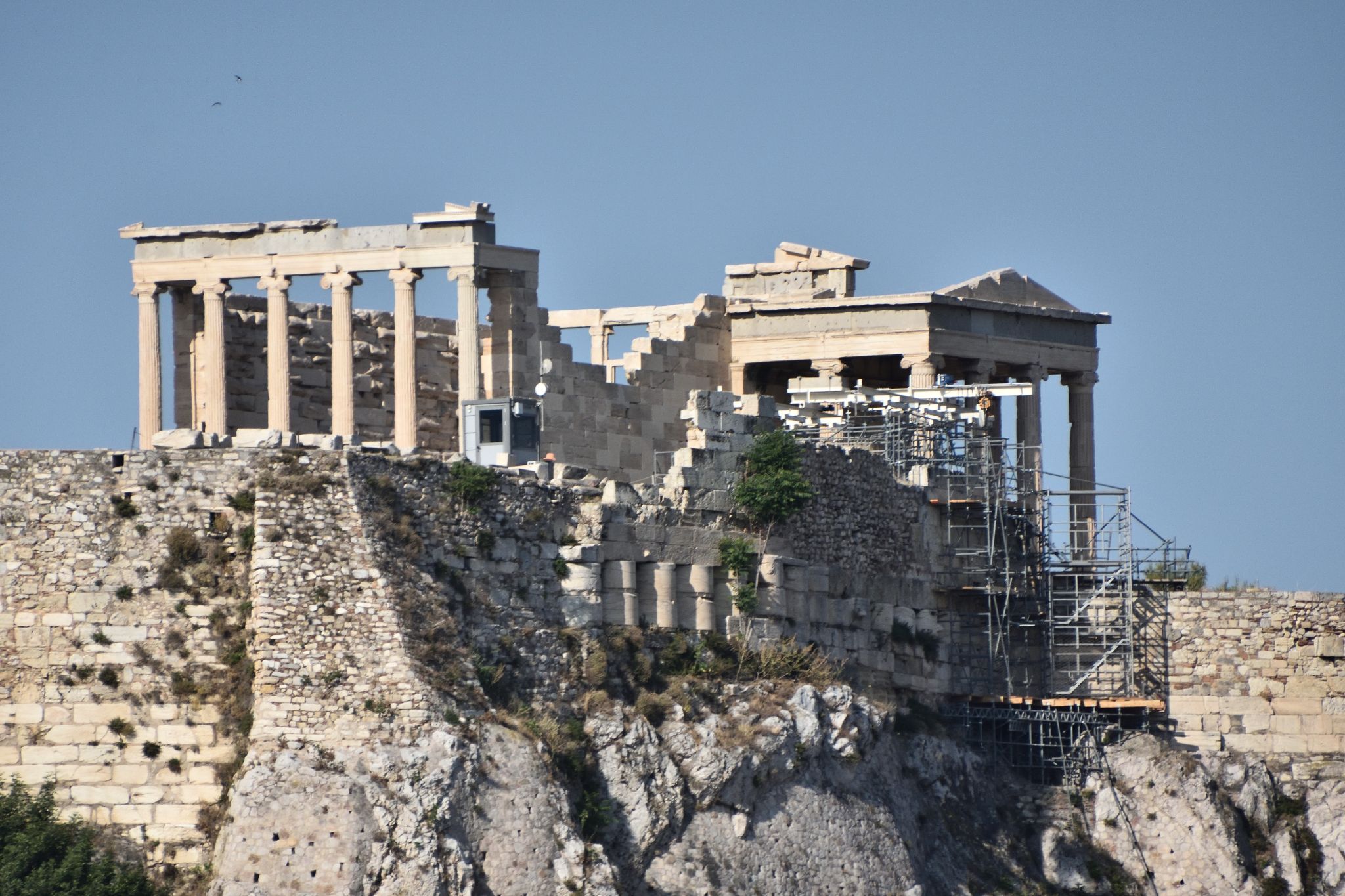 Our view from our hotel at breakfast each day