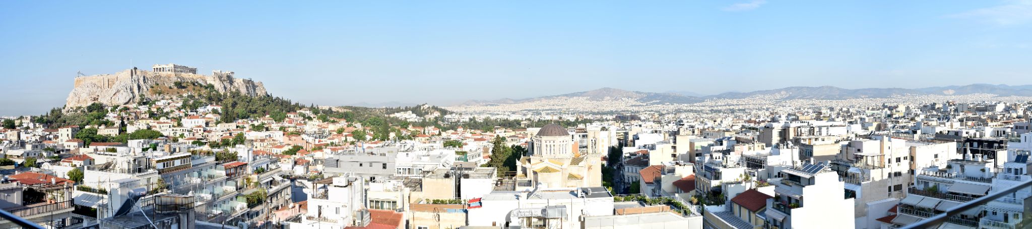 View of the Athens from our morning breakfast