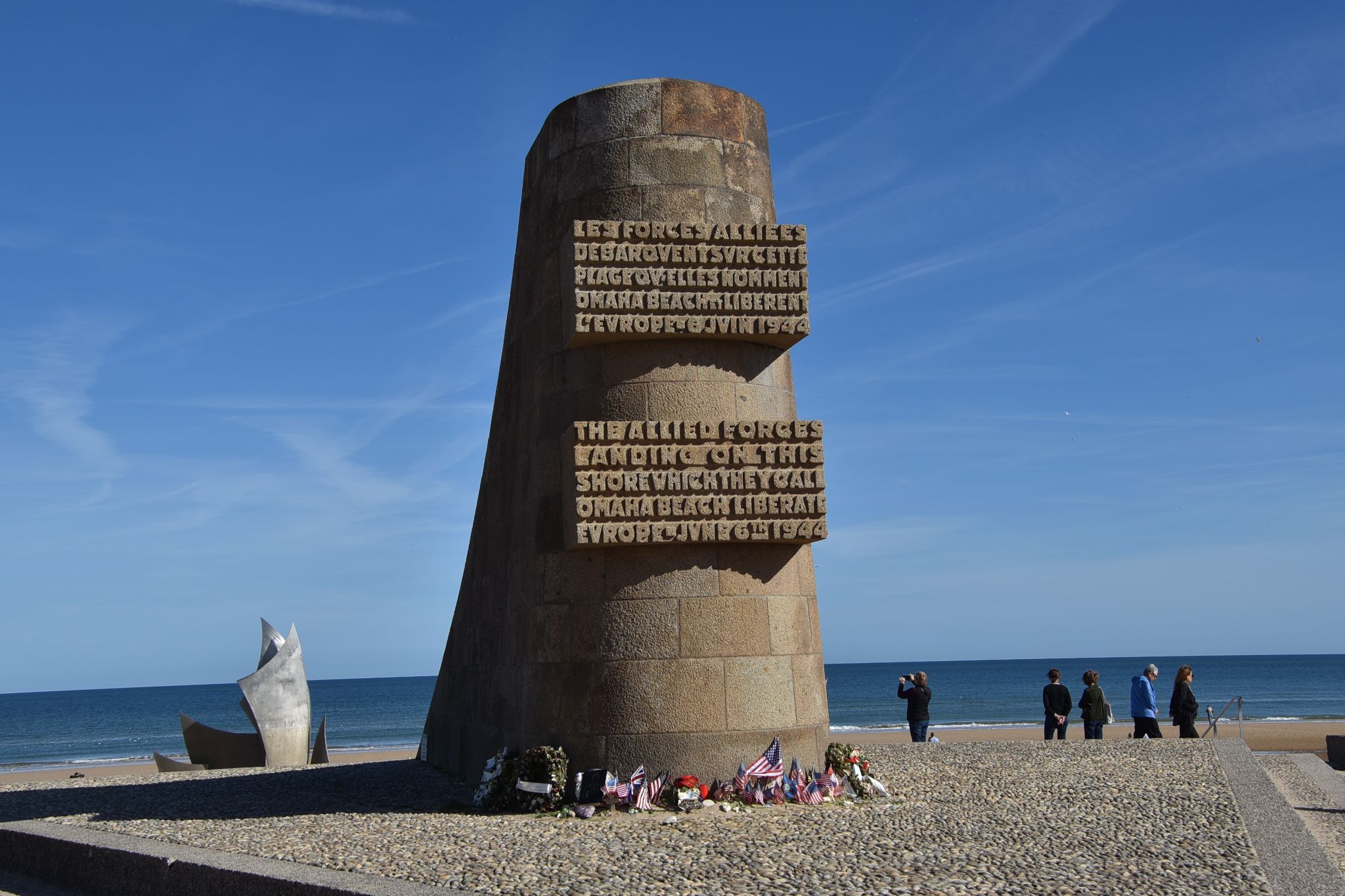 Omaha Beach Signal Monument